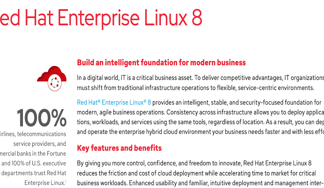  Red Hat Enterprise Linux 8