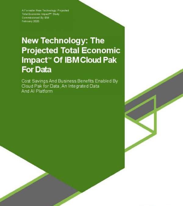 The Total Economic Impact of IBM Cloud Pak for Data