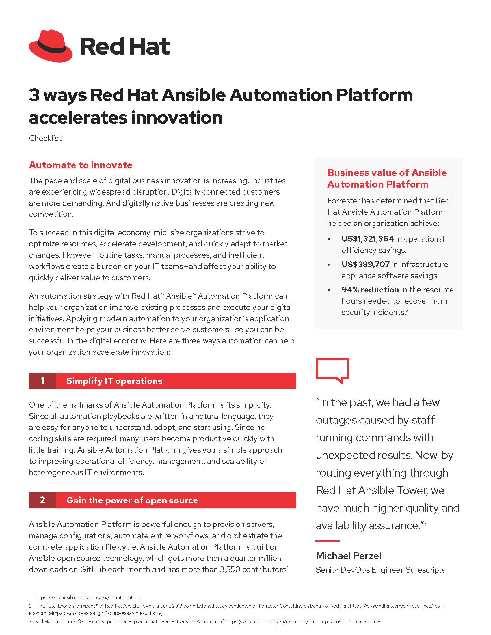 3 ways Red Hat Ansible Automation Platform accelerates innovation