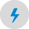Electric zig zag icon