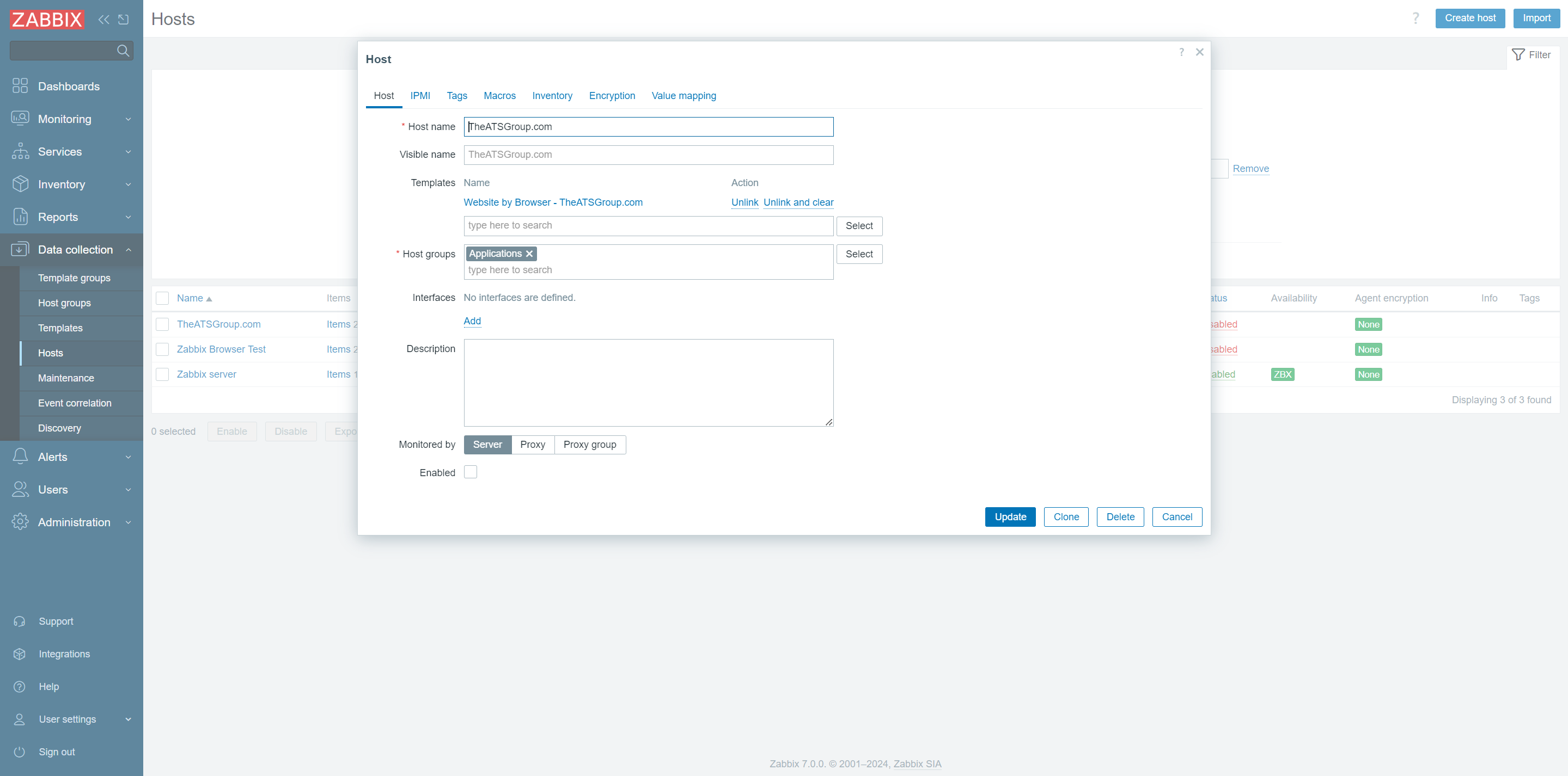 Zabbix Browser Item: How To Setup Browser Monitoring - ATS Group